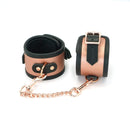 Liebe Seele - Rose Gold Memory - Exclusieve Leren Enkelboeien - Met voering Van imitatiebont - Rosé Goud-Erotiekvoordeel.nl