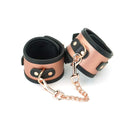 Liebe Seele - Rose Gold Memory - Exclusieve Leren Enkelboeien - Met voering Van imitatiebont - Rosé Goud-Erotiekvoordeel.nl