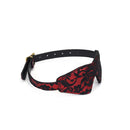 Liebe Seele - Victorian Garden - Blinddoek Met Zachte Pluche Binnenvoering - Vegan Friendly - Zwart/Rood-Erotiekvoordeel.nl
