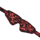 Liebe Seele - Victorian Garden - Blinddoek Met Zachte Pluche Binnenvoering - Vegan Friendly - Zwart/Rood-Erotiekvoordeel.nl