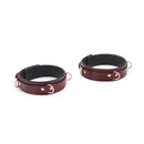 Liebe Seele - Wine Red Leren Dijboeien Met Rosé Gouden hardware (2 maten beschikbaar) - exclusief En Luxe-Erotiekvoordeel.nl
