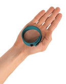 Love to Love - Hero Verstelbare Siliconen Cockring - Blauwgroen-Erotiekvoordeel.nl