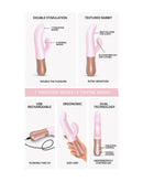 Love to Love - SASSY BUNNY Rabbit Vibrator - lichtRoze-Erotiekvoordeel.nl
