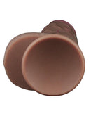 LoveToy - Dildo - Dubbellaagse Siliconen Dildo XXL - Lengte 31 cm - Diameter 7.6 cm - Bruin-Erotiekvoordeel.nl