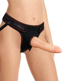 Lovetoy - Easy Strap-on Set Met dildo Van 19 cm - Lichte Huidskleur-Erotiekvoordeel.nl