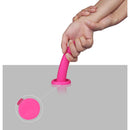 Lovetoy - Holy Dong Jelly Dildo Van vloeibare Siliconen 11 cm - Paars-Erotiekvoordeel.nl