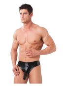 Rimba Latex Play - Erotische Slip - Latex Heren Slip Met Penis Sleeve
