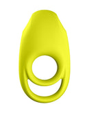 Satisfyer - Vibrerende Cockring Met Partner Stimulator - Koppel Vibrator Spectacular Duo - Geel-Erotiekvoordeel.nl