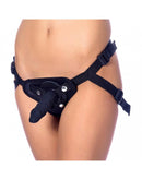 Soft Bondage Voorbindslip zonder dildo - Zwart