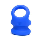 Sport Fucker - Switch Hitter Rekbare Cockring En Ballstretcher - Blauw-Erotiekvoordeel.nl
