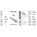 Virgite - Vibrerende Dildo Met Afstandsbediening 21 x 6 cm - Lichte Huidskleur-Erotiekvoordeel.nl