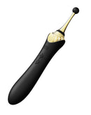 Zalo - Bess - Clitoris Pinpoint Vibrator - Met Extra opzetstukken - Obsidian Zwart-Erotiekvoordeel.nl