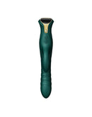 Zalo - Mose - Stotende Tarzan Vibrator - Thrusting Rabbit Vibrator - Smaragd Groen-Erotiekvoordeel.nl