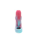 Kiotos Monstar 07 - Penis Sleeve - Penisverlenging - Met Ball Stretcher Opening - Diameter Ø 50 mm - Siliconen - Roze Blauw-Erotiekvoordeel.nl
