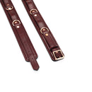 Liebe Seele - Wine Red Leren Dijboeien Met Rosé Gouden hardware (2 maten beschikbaar) - exclusief En Luxe-Erotiekvoordeel.nl