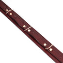 Liebe Seele - Wine Red Leren Dijboeien Met Rosé Gouden hardware (2 maten beschikbaar) - exclusief En Luxe-Erotiekvoordeel.nl