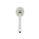 Kiotos Steel Hollow Penis plug with screw cap - diameter 8 mm