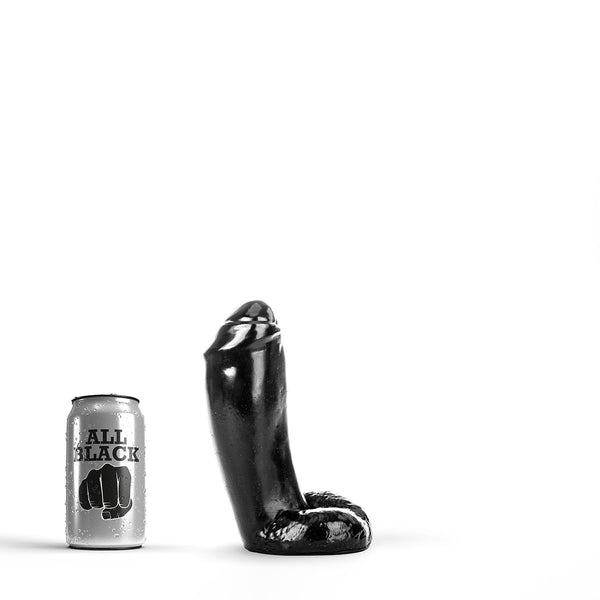 All Black - Anaal Dildo - 18 x 5.5 cm - Zwart-Erotiekvoordeel.nl