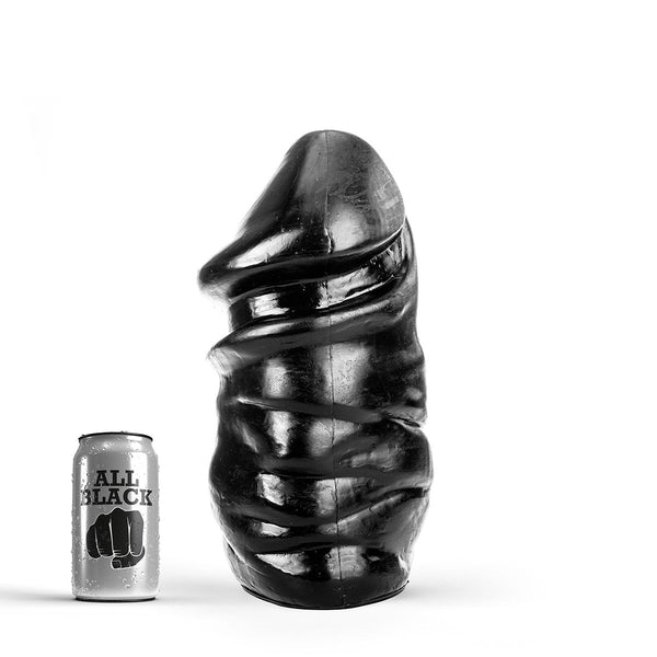 All Black - Anaal Dildo - 32 x 16.5 cm - Zwart-Erotiekvoordeel.nl