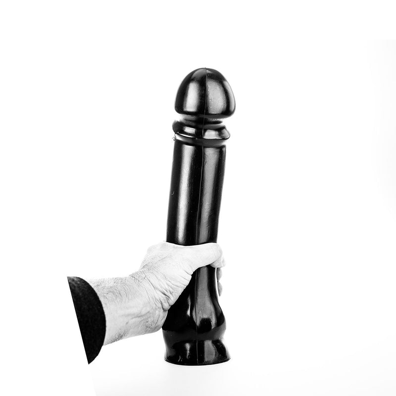 All Black - Anaal Dildo - 33 x 7 cm - Zwart-Erotiekvoordeel.nl