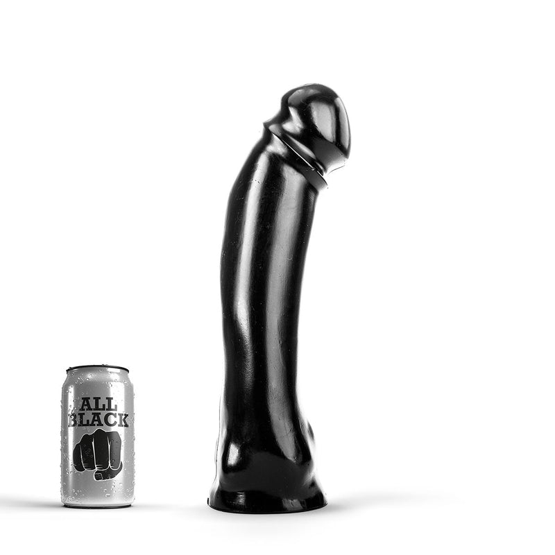 All Black - Anaal Dildo - 33 x 7 cm - Zwart-Erotiekvoordeel.nl