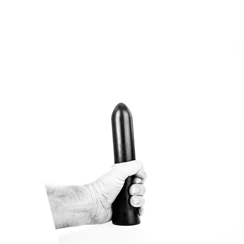 All Black - Gladde Dildo - 22 x 4.5 cm - Zwart-Erotiekvoordeel.nl