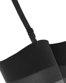 Amorable by Rimba - Jarretelgordel - Kousen Met Brede Kanten Jarretelgordel - Zwart - One Size-Erotiekvoordeel.nl