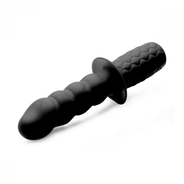 Ass Thumpers - The Handler - 10x Silicone Vibrating Thruster Anaal Dildo-Erotiekvoordeel.nl