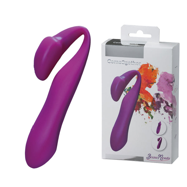 BeauMents - Come2gether - Strapless Strap-on Vibrator - Paars-Erotiekvoordeel.nl