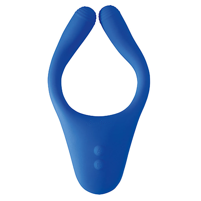 BeauMents - Doppio Move - Flexibele Koppel Vibrator - Blauw-Erotiekvoordeel.nl