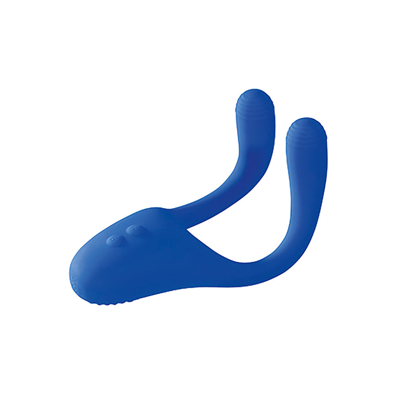 BeauMents - Doppio Move - Flexibele Koppel Vibrator - Blauw-Erotiekvoordeel.nl