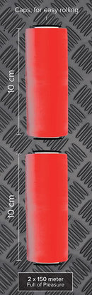 Bondagefolie Rood - 2 rollen-Erotiekvoordeel.nl