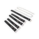 Budget Bondageset Met collar, hand- En voetboeien - Zwart-Erotiekvoordeel.nl