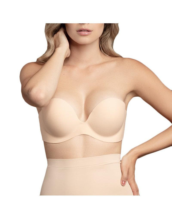 Bye Bra - Gala Plak BH Voor strapless En Open rug outfits - nude-Erotiekvoordeel.nl