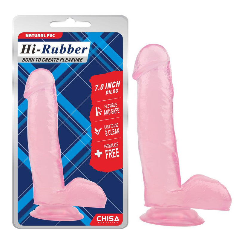 Chisa - Dildo Met Zuignap - 17,5 cm - Roze-Erotiekvoordeel.nl