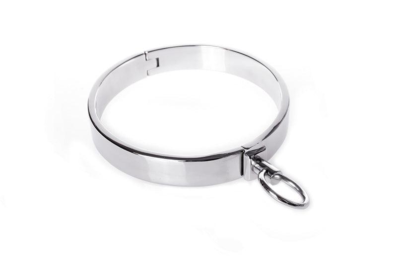 Collar RVS Met verborgen sluiting achter de O-Ring - Medium-Erotiekvoordeel.nl