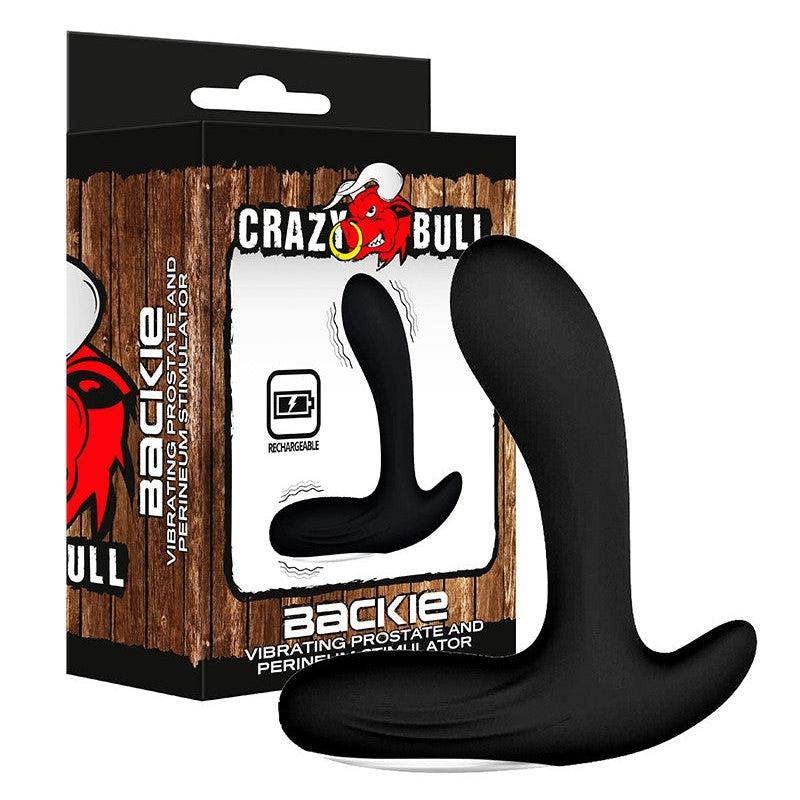 Crazy Bull - Backie - Prostaat Vibrator - Zwart-Erotiekvoordeel.nl