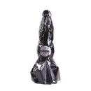 Dark Crystal - Anaal Dildo Met Extra Zware Voet 20 x 7.5 cm no. 61 - Zwart-Erotiekvoordeel.nl