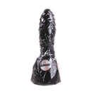 Dark Crystal - Anaal Dildo Met Extra Zware Voet 29 x 7 cm no. 62 - Zwart-Erotiekvoordeel.nl