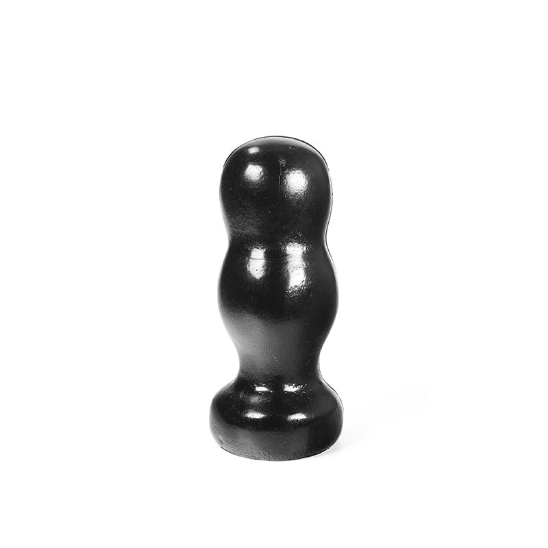 Dark Crystal - Bollen Buttplug 14,5 x 6 cm - Zwart-Erotiekvoordeel.nl