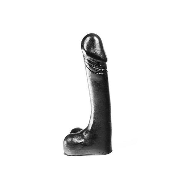 Dark Crystal - Dildo 18 x 3 cm - Zwart-Erotiekvoordeel.nl