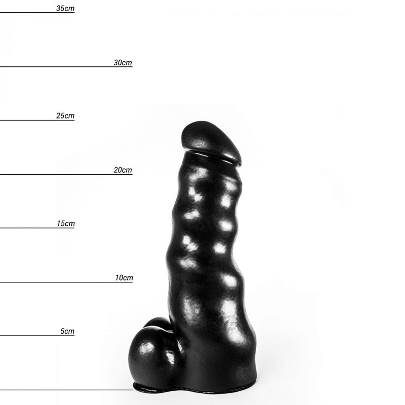 Dinoo - Anaal Dildo Dilong 25 cm - Zwart-Erotiekvoordeel.nl