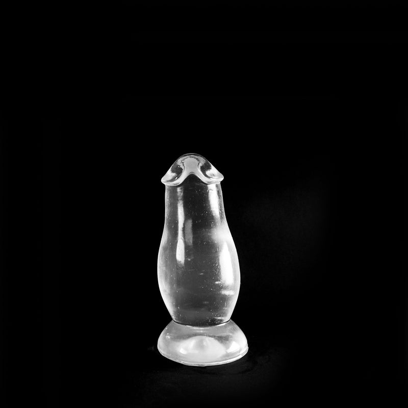 Dinoo - Buttplug Gypos 19,5 x 8,8 cm - Transparant-Erotiekvoordeel.nl