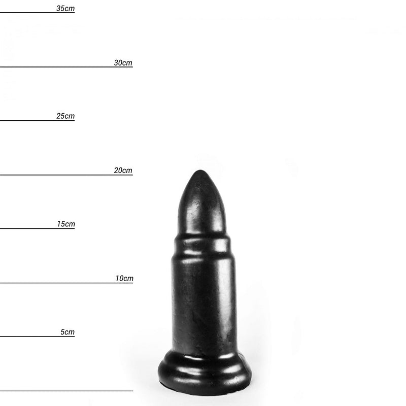 Dinoo - Buttplug Proa 20,5 cm - Zwart-Erotiekvoordeel.nl