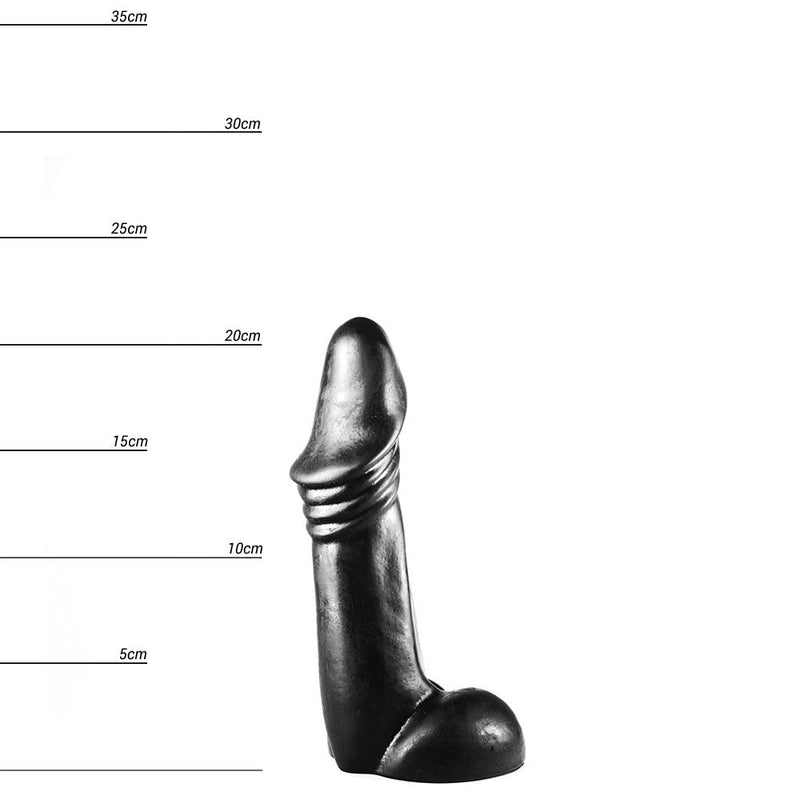 Dinoo - Dildo Avalonia 21 x 5,2 cm - Zwart-Erotiekvoordeel.nl