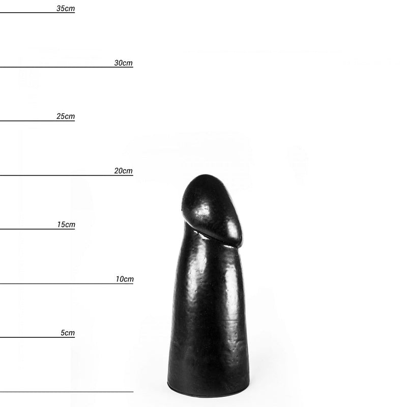 Dinoo - Dildo Bolong 20 cm - Zwart-Erotiekvoordeel.nl