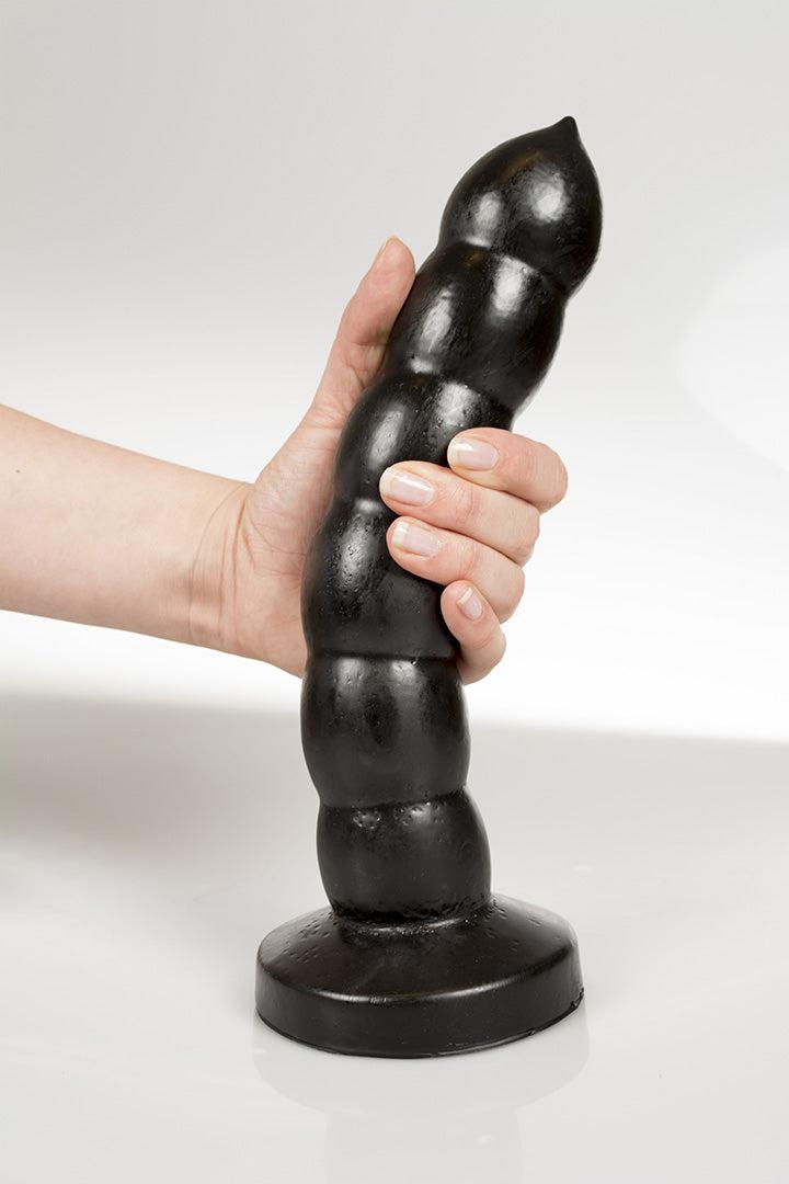 Dinoo - Dildo - Mega - 29 x 5,5 cm - Zwart-Erotiekvoordeel.nl