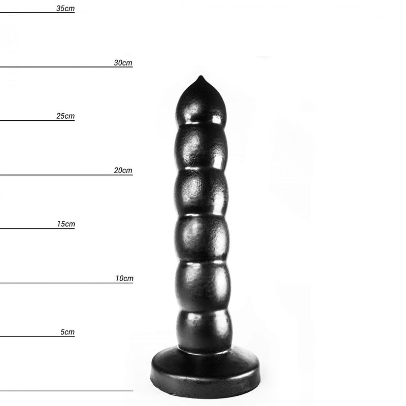 Dinoo - Dildo - Mega - 29 x 5,5 cm - Zwart-Erotiekvoordeel.nl