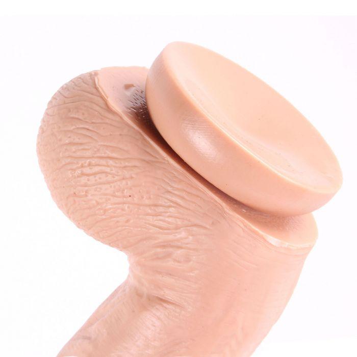 Dinoo - XL Dildo - Kong - 26 x 4.5 cm - Lichte Huidskleur-Erotiekvoordeel.nl