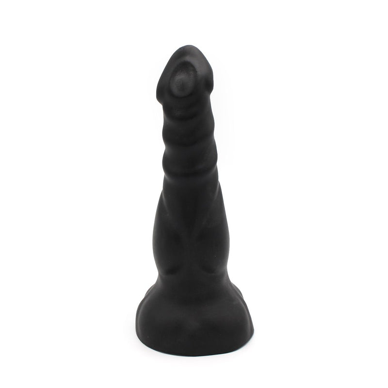 Dinoo - XXL Anaal Dildo - Horse Dong - 25.5 x 7.4 cm - TPE - Zwart-Erotiekvoordeel.nl